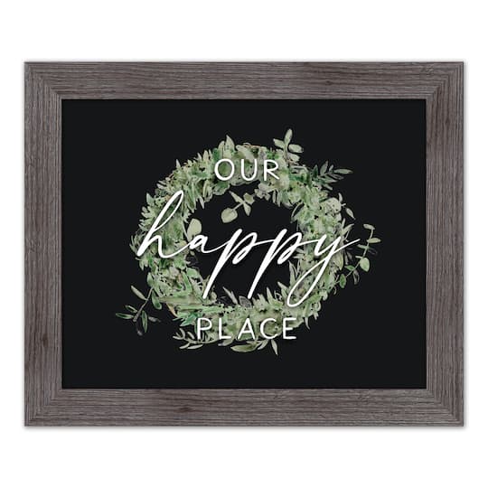 Framed Western Our Happy Place Print
